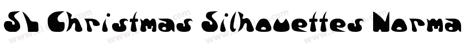 SL Christmas Silhouettes Normal字体转换